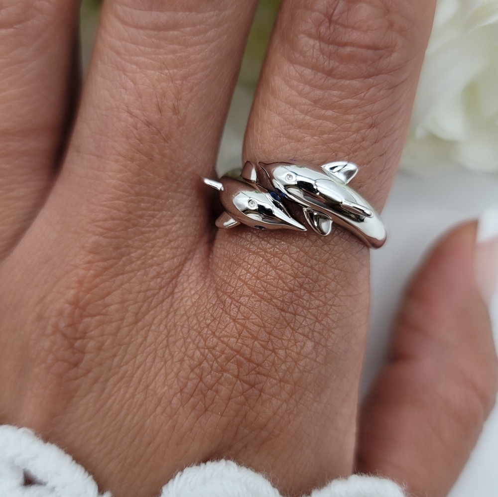 🥰 ADJUSTABLE DOLPHIN RING - Picture 3 of 16